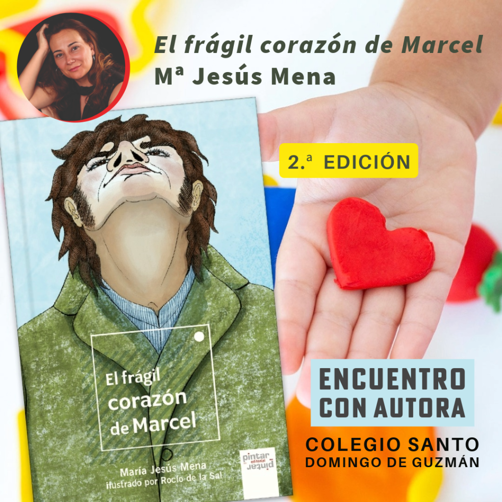 Encuentro de la escritora Mª Jesús Mena con las chicas y chicos del Colegio Santo Domingo de Guzmán (Oviedo)